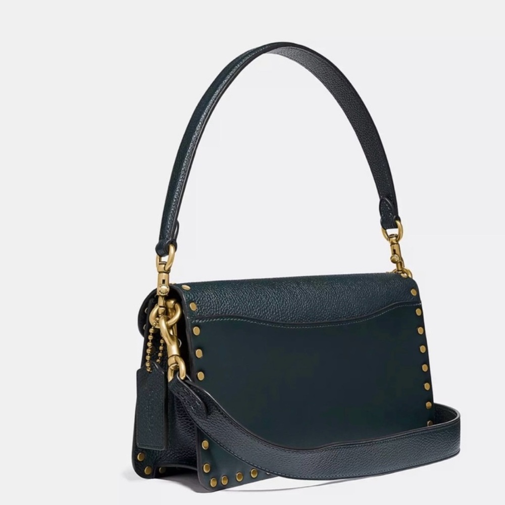 💙💛New - Coach - Tabby 26 In Blue Colorblock With Rivets💙💛 - Picture 2 of 11